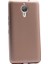 General Mobile GM5 Plus Kılıf Premier Silikon Kılıf Mat Kılıf Gold 1