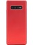 Samsung Galaxy S10 Kılıf Premier Silikon Esnek Koruma+Nano Glass Kırmızı 1