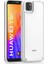Huawei Y5P Kılıf Coss Sert Kapak+Nano Glass Şeffaf 1