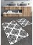 Siyah Motif Desenli 2'li Banyo Paspas Seti TLAHMP-162 1
