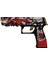 Ahşap CS-GO Kill Confirmed P250 Lastik Atar Oyuncak Tabanca 1