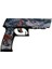 Ahşap CS-GO Crazy Feather P250 Lastik Atar Oyuncak Tabanca 1