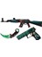 Ahşap CS-GO AK-47 Tüfek P250 Tabanca Karambite Oyuncak Set 4006 1