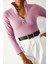 Pembe Kaşkorse Fermuarlı Bluz 1KXK8-44690-20 2