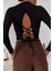 Siyah Sırtı Bağlamalı Bluz 1KXK2-44706-02 4