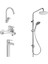 Win S Uzun Lavabo, Banyo, Eviye ve System Rain Tepe Duş Seti 1