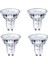 Corepro Dimmable 5-50W Kırık Beyaz Işık (Günışığı) 4000K GU10 Dimli LED Spot Ampul 4 Adet 1