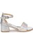Kiko 768 Ayna Kum Günlük Kız Çocuk 3 cm Topuk Sandalet Ayakkabı 4