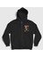 Unisex Siyah Shoto V2 Anime Boku No Hero Academia Fermuarlı Kapüşonlu Sweatshirt 1