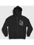 Unisex Siyah Poster Anime Kuroshitsuji Fermuarlı Kapüşonlu Sweatshirt 1