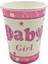 Baby Shower Karton Bardak, Pembe - 8 Adet 1