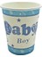 Baby Shower Karton Bardak, Mavi - 8 Adet 1
