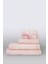 Lacy %100 Pamuk Banyo Havlusu Pudra 70x140 1