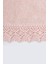 Lacy %100 Pamuk Banyo Havlusu Pudra 70x140 4