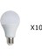 10W LED Ampul Beyaz 6500K 10LU Paket 1