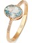 Blue Topaz Yüzük - Rose 1