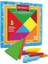 Kodlama + Renkli Tangram + Yer Puzzle Dünyamız + Yer Puzzle Gezegenler 4'lü Set 3
