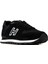 19250 Siyah Hakiki Deri Kadın Erkek Günlük Spor Ayakkabı Sneaker Kalın Taban Unisex 4
