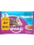 Konserve Kedi Mamasi Balikli Çeşitler Pouch Multipack 4X100 gr x 6 Paket 2