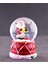 Noel Baba ve Hediye Paketleri Temalı Mini Boy Işıklı Yılbaşı Kar Küresi 6.5 cm F 1