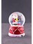 Noel Baba ve Hediye Paketleri Temalı Mini Boy Işıklı Yılbaşı Kar Küresi 6.5 cm F 2