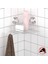 Vakumlu Tek Katlı Banyo Köşe Rafı Krom DM250 2