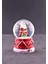 Noel Baba Hediye Torbası Temalı Mini Boy Işıklı Yılbaşı Kar Küresi 6.5 cm B 3