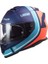 Storm Slant Mat Mavi-Turuncu Kask XL 1