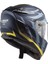 Challenger C Flames Siyah-Karbon-Sari Kask S 2