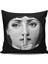 Fornasetti Figürlü Dijital Baskılı Kırlent Kılıfı 1