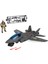 Sesli ve Işıklı Soldier Force Air Hawk Attack Oyun Seti 1