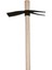 Çapa Ahşap Saplı 40 cm 1