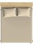 Home Yüzde Yüz Pamuklu Bej 120x200+50x70 Tek Kişilik Lastikli Çarşaf Takımı 1