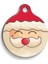 Christmas Serisi Santa Comics Yuvarlak Kedi ve Köpek Künyesi 1