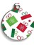 Christmas Serisi Gift Pattern Yuvarlak Kedi ve Köpek Künyesi 1