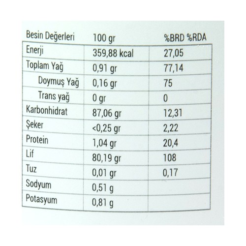 Guzel Ada Gida Organik Psyllium Karniyarik Otu Tozu 250 Gr Fiyati