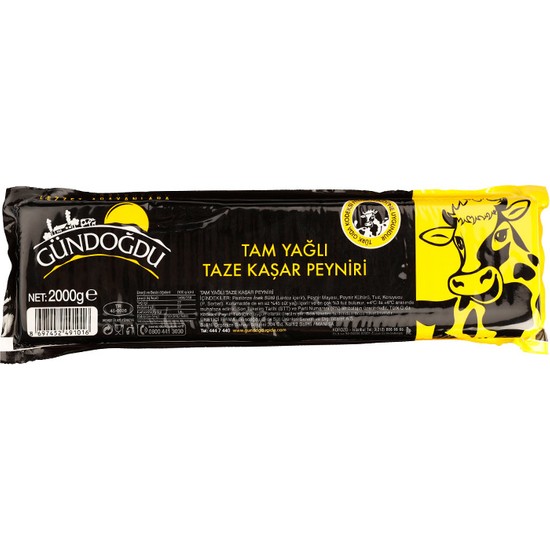 Gündoğdu Taze Kaşar Peyniri 2 kg