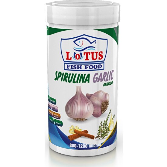 Lotus Spırulına Garlıc Granulat 100 ml