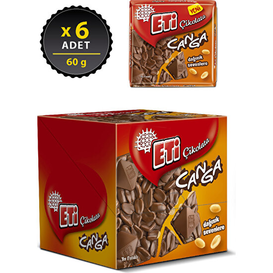 Eti Çikolata Canga 60 g x 6 Adet Fiyatı Taksit Seçenekleri
