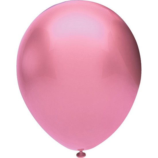 Balonevi BBM12100-08 Metalik Pembe Baskı Balonu 100LÜ /12INÇ/