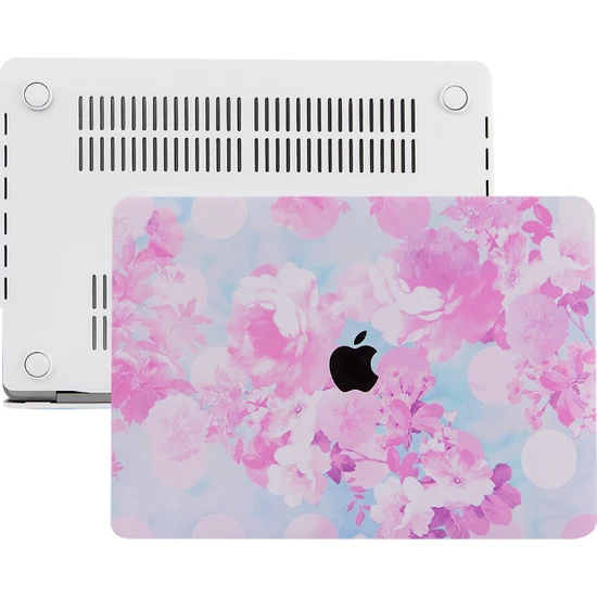 MacBook Pro Retina Kılıf HardCase A1425 A1502 2012/2015 ile Uyumlu Koruyucu Kılıf Flower02