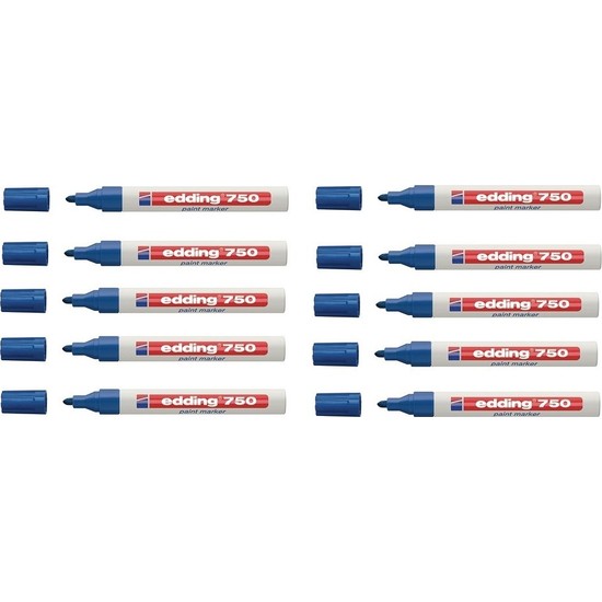 Edding 750 Paint Marker Kalem Mavi 10 Adet Fiyatı