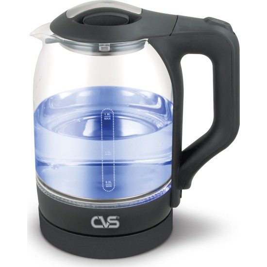 CVS Cam Kettle 1,8 Lt Gizli Rezistans Otomatik Kapanma Hızlı Isıtma Şık ve Dayanıklı Tasarım