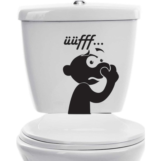 Artı Baskı Atölyesi Tuvalet Wc Sticker WC-030