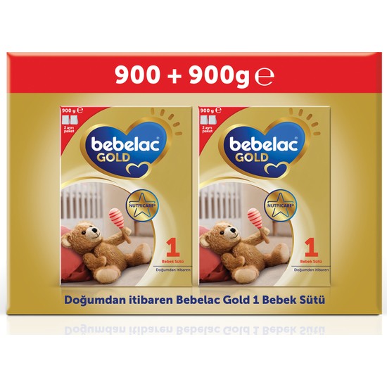 Bebelac Gold 1 Bebek Sütü 1800 gr (900 gr + 900 gr) 0-6 Ay