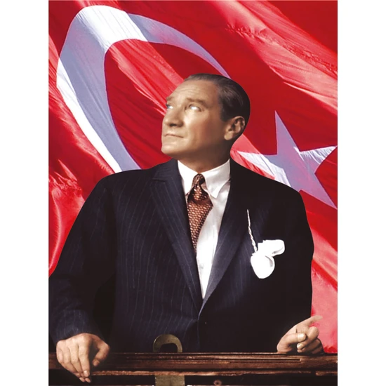 Bayrak Online Atatürk Posteri 3 400 x 600 cm