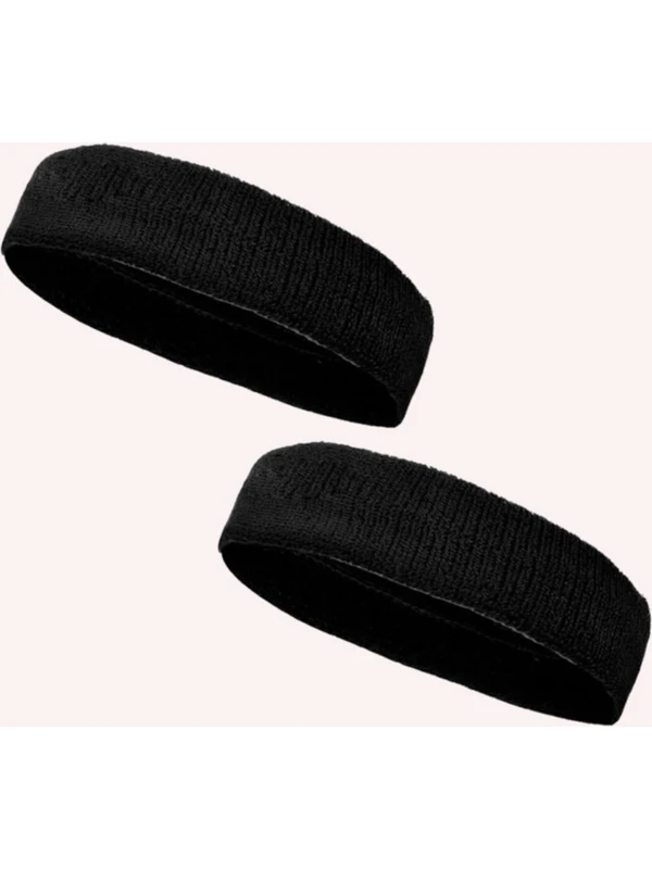 Kogam 2 Adet Sporcu Havlu Kafa Bandı Alın Ter Bandı Headband