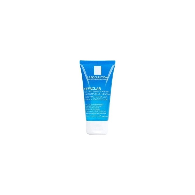 La Roche-Posay Effaclar Salisilik Asitli Arındırıcı Temizleme Jeli 50 ml – Yağlı ve Hassas Ciltler için Günlük Kullanım