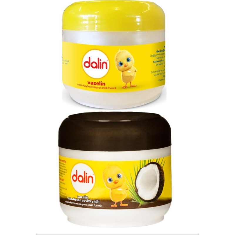 Dalin Hindistan Cevizi Pamuk ve Shea Yağı Vazelin + Dalin Vazelin 100 ml