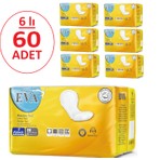 Eva Klasik Büyük Mesane Pedi 60 Adet L Beden Yüksek Emicilik Özelliği ile Konforlu Kullanım